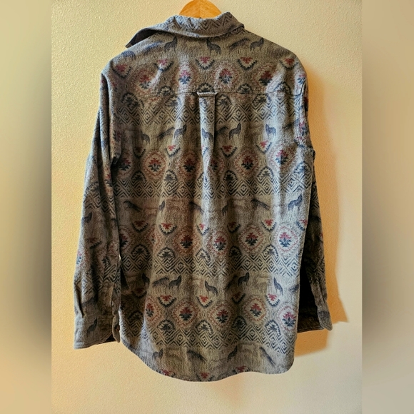 Woolrich Vintage Aztec Flannel Rare - Picture 2 of 3